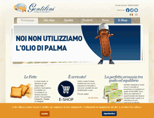 Tablet Screenshot of biscottigentilini.it